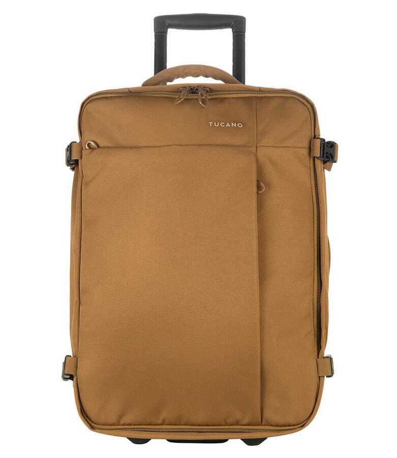 Сумка на колесах Tucano Tugo S Trolley полиэстер коричневая телескопическая ручка 34 л (636001) - фото 5 Сумка на колесах Tucano Tugo S Trolley полиэстер коричневая телескопическая ручка 34 л (636001) - фото 5