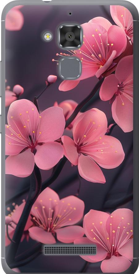 Чехол на Asus Zenfone 3 Max ZC520TL Пурпурная сакура (6075u-442-42517)
