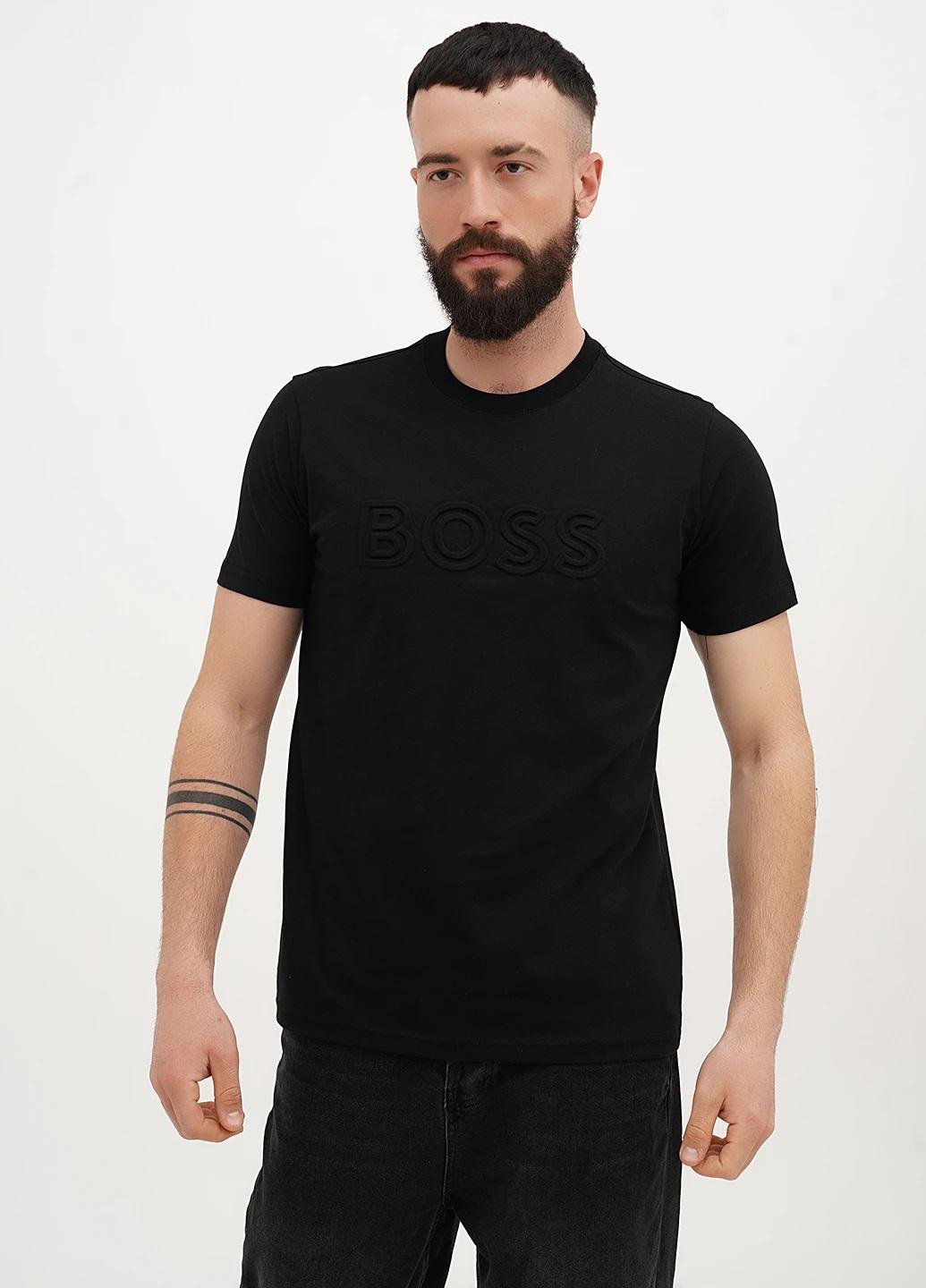 Футболка мужская Hugo Boss Embossed Logo 700-2491 XL Black