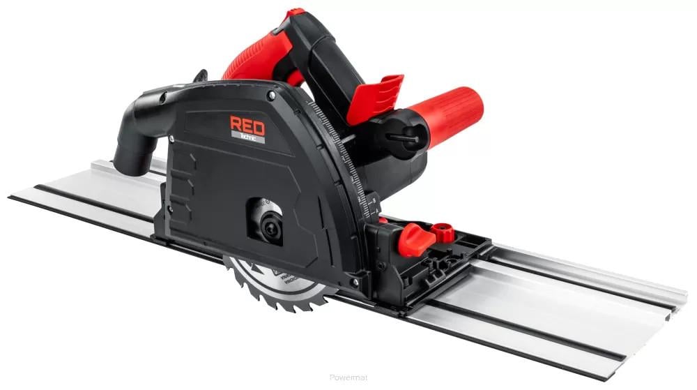 Пила погружная дисковая Red Technic RTPZ0129 2499851121 электрическая с направляющей шиной 2400 Вт 165 мм