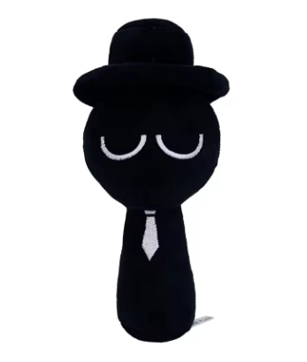 Мягкая игрушка для детей Black Sprunki Toy Incredibox 20 см (2488966502)