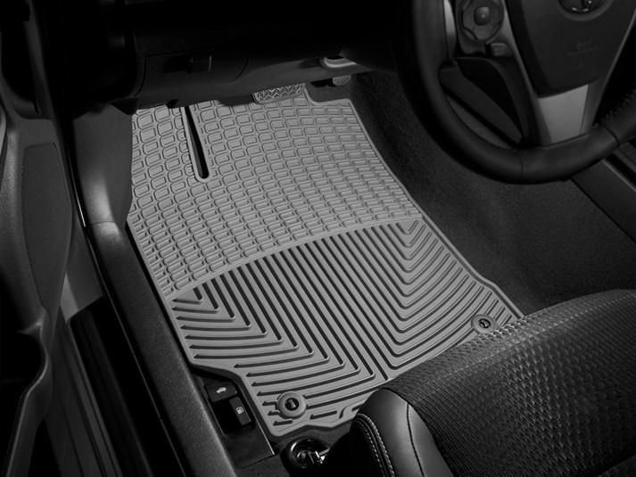 Коврики автомобильные передние резиновые WeatherTech W255GR Toyota Camry 2012-2015 Серый (1185135846)