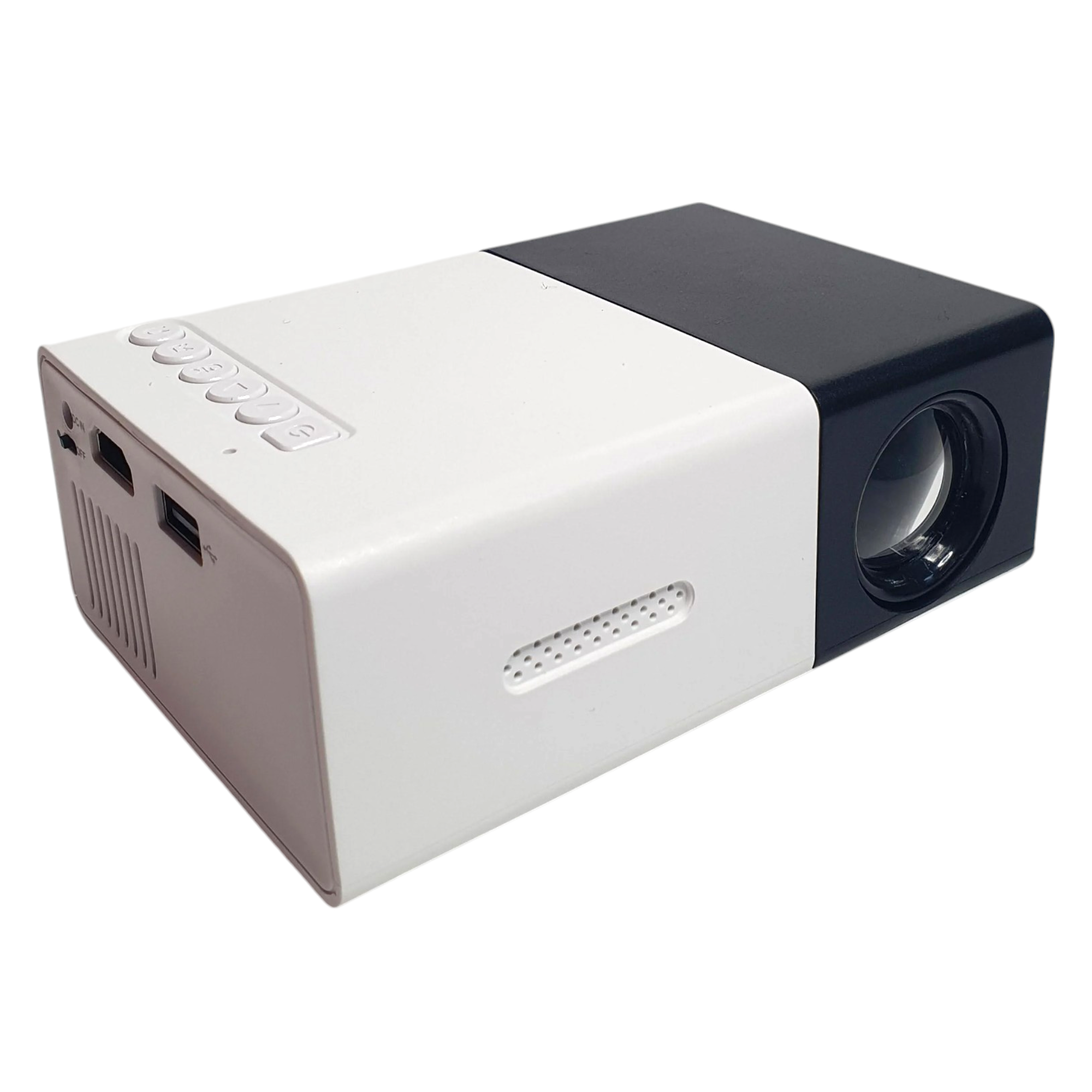 Видеопроектор для домашнего кинотеатра Led Projector с динамиком и пультом (YGG-300-WBlack)