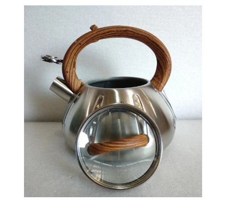 Чайник зі свистком Bohmann для газової та індукційної плити 3 л (9918wood) - фото 3 Чайник зі свистком Bohmann для газової та індукційної плити 3 л (9918wood) - фото 3