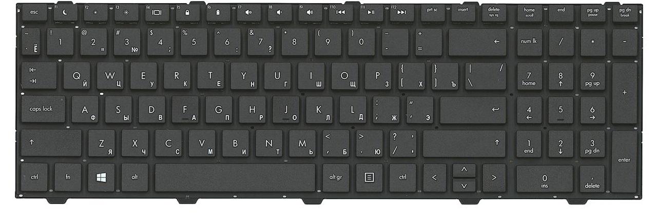 Клавиатура для ноутбука HP Probook 4545S матовая (683491-251)