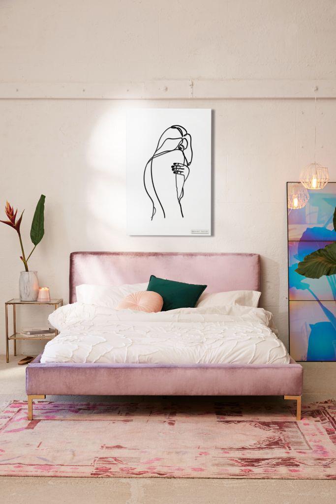 Картина интерьерная абстрактная Manific Decor Wall Art Woman Женщина Тепло 40х60 см Черный (1.027.4060) - фото 3