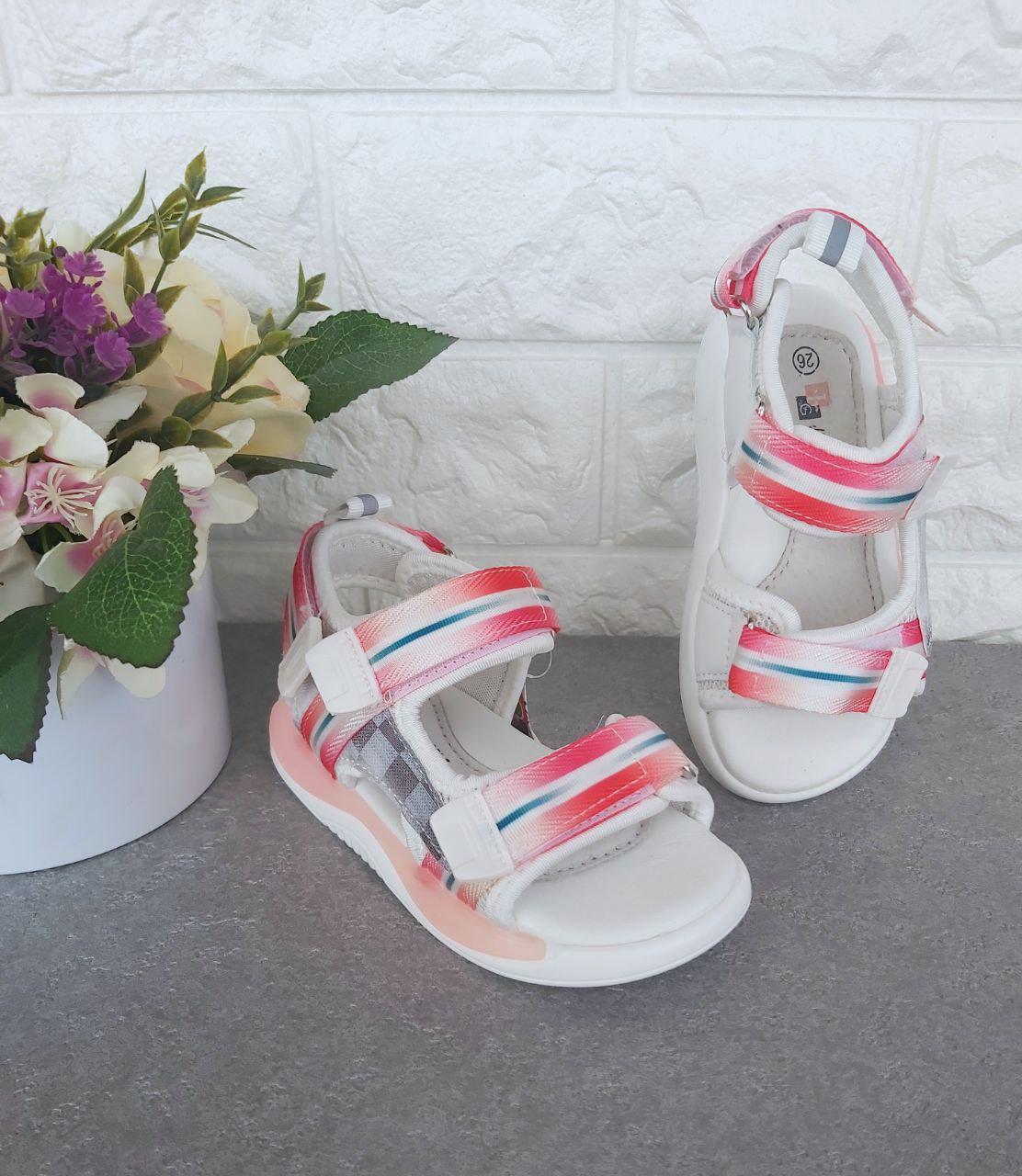 Босоножки для девочки Jong Golf 988 р. 30 19 см Белый (988-1)