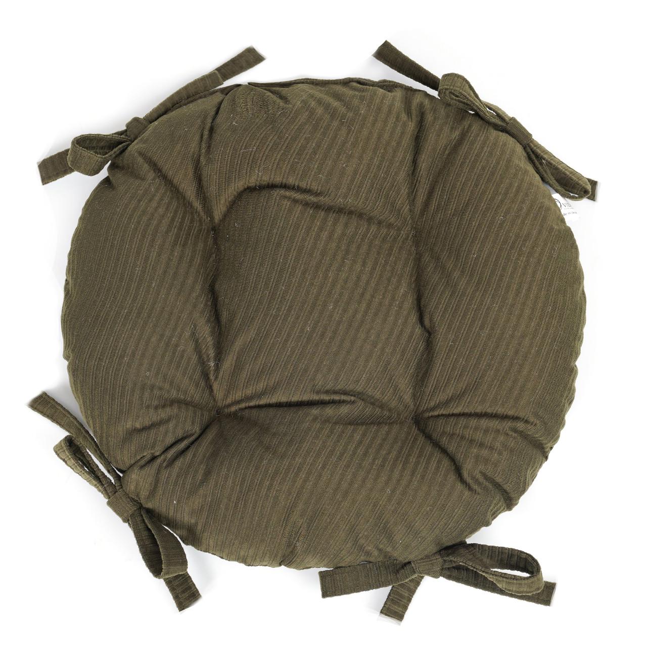 Подушка для стільця/крісла/табурету 50x8 см Хакі (2188135342) - фото 1