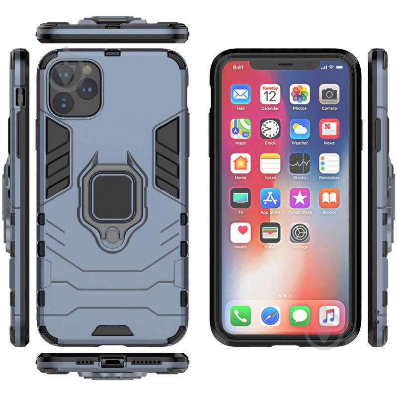 Чехол Ring Armor для Apple iPhone 11 Pro Max Blue (arbc6897) - фото 2