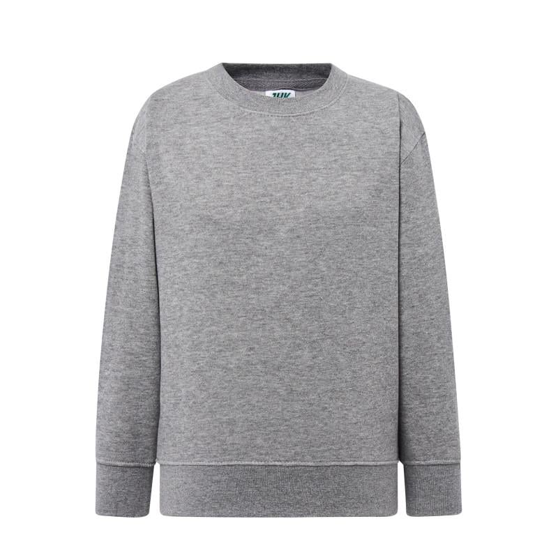 Кофта детская JHK KID SWEATSHIRT 1/2 Темно-серый меланж (GM)