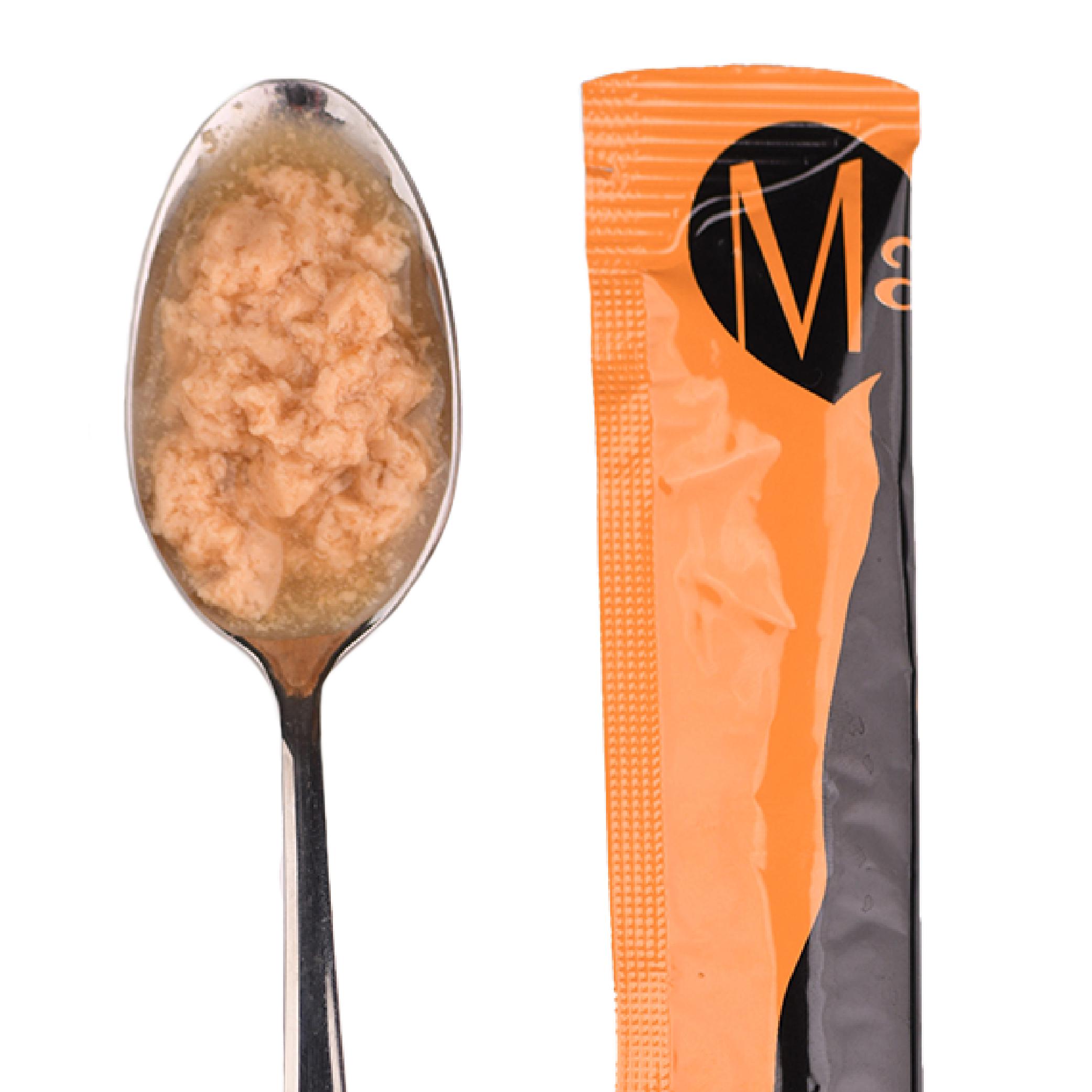 Ласощі для котів кремові Mavsy Creamy superfood STEWED RABBIT IN RIPE PERSIMMON SAUCE WITH CHIA SEEDS 5 шт./15 г (24628680) - фото 3 Ласощі для котів кремові Mavsy Creamy superfood STEWED RABBIT IN RIPE PERSIMMON SAUCE WITH CHIA SEEDS 5 шт./15 г (24628680) - фото 3