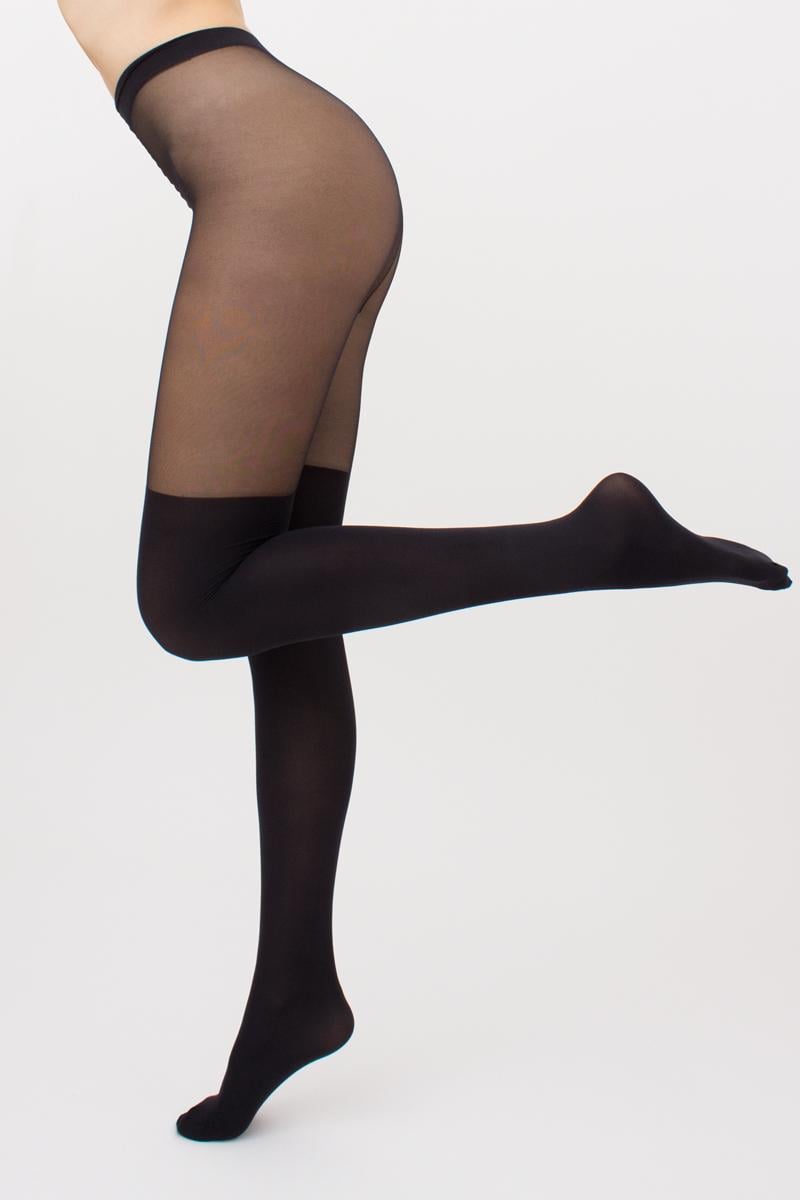 Колготки с имитацией чулок Giulia Pari model 16 60 den р. 2 Nero (4820040221649) - фото 2 Колготки с имитацией чулок Giulia Pari model 16 60 den р. 2 Nero (4820040221649) - фото 2