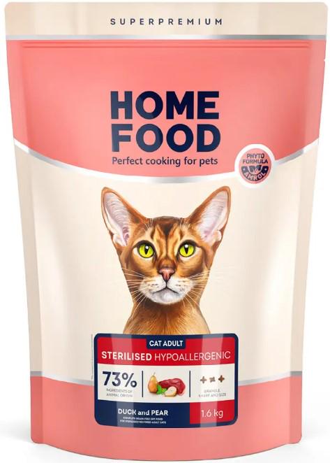 Корм сухий Hypoallergenic Grain-Free For Sterilised/Neutered Cats Качине філе з грушею 1,6 кг (3118016) - фото 1