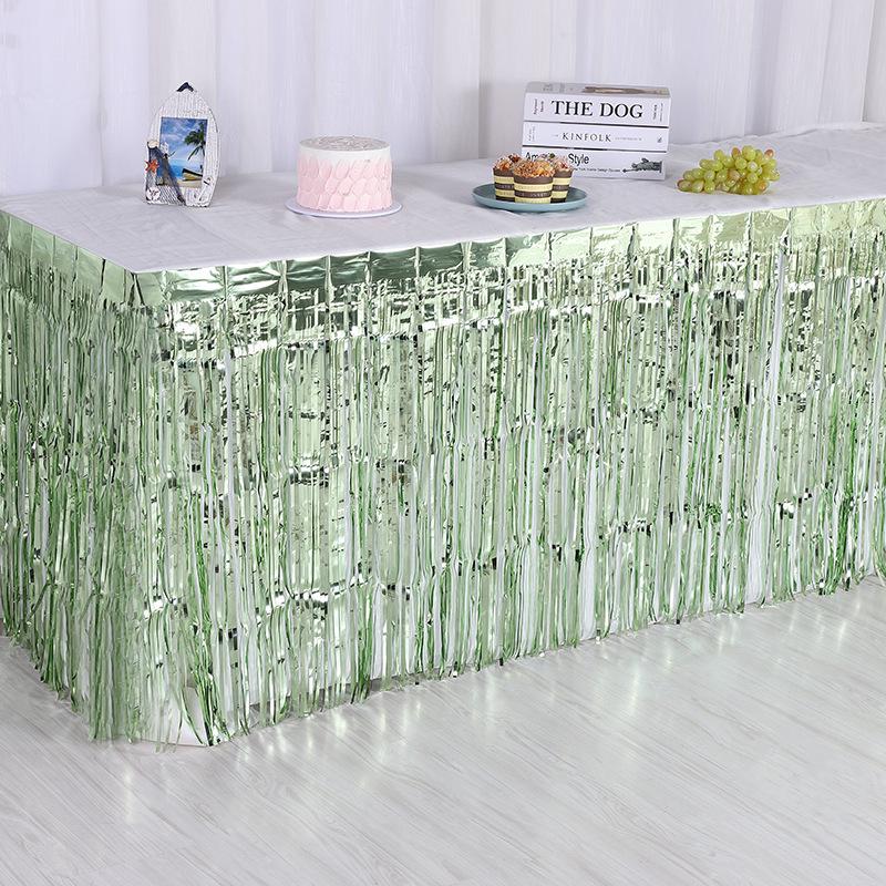 Дождик для фотозоны на стену и стол 74x274 см Салатный (405707/15) Дождик для фотозоны на стену и стол 74x274 см Салатный (405707/15)