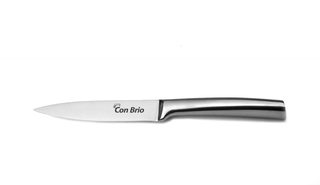 Нож универсальный Con Brio CB-7002 металлическая ручка лезвие 12,8 см (17473)