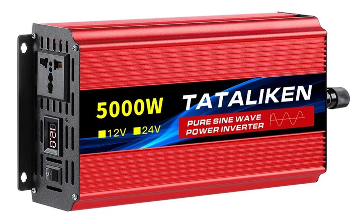 Инвертор Tataliken чистый синус 12V-220V 5000W постоянная мощность 2000W (21671219)