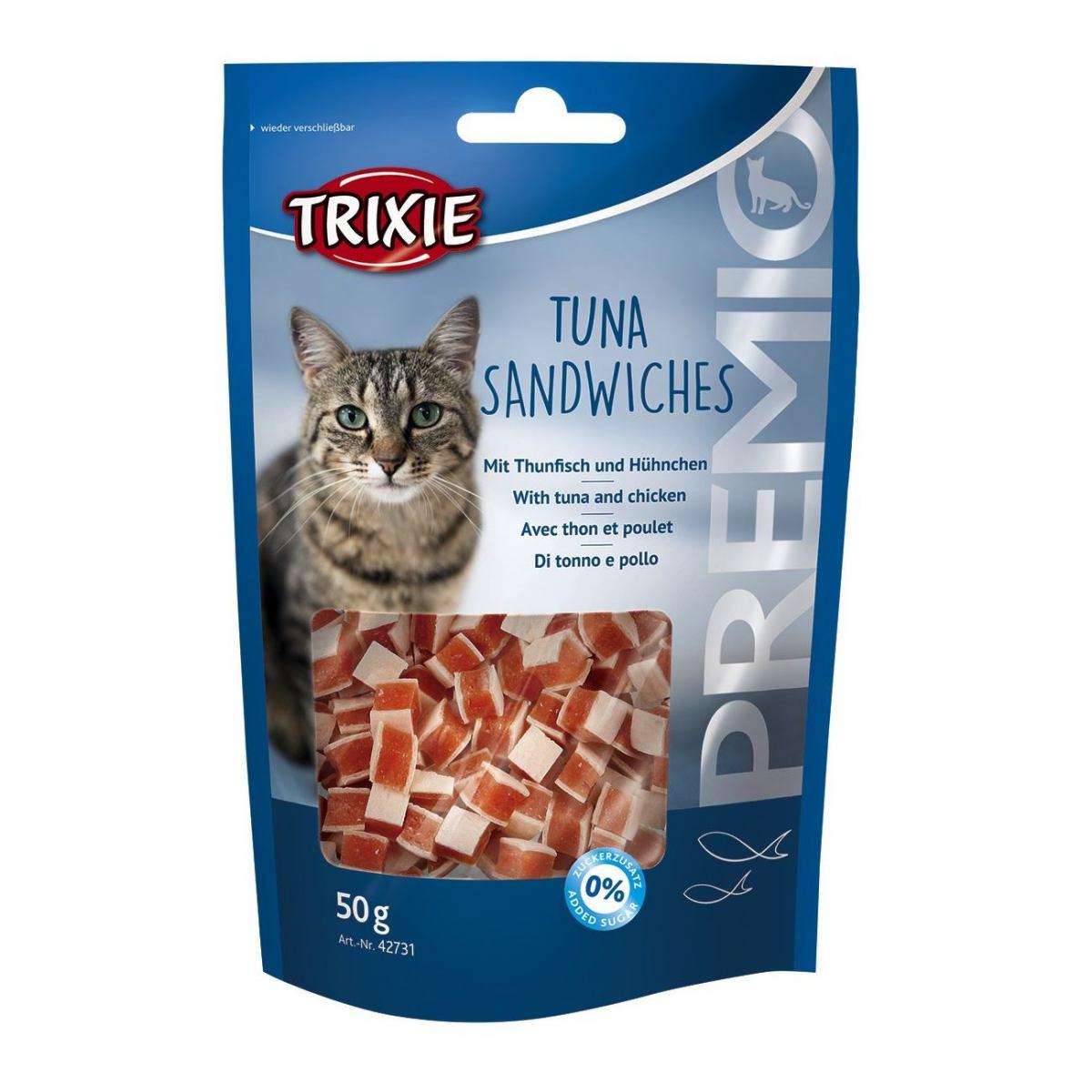 Лакомство для кошек Trixie PREMIO Tuna Sandwiches 50 г (42731)