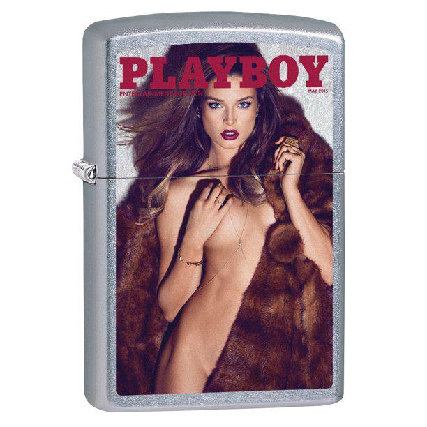 Зажигалка Zippo Playboy Cover May 2015 Street Chrome (79002)