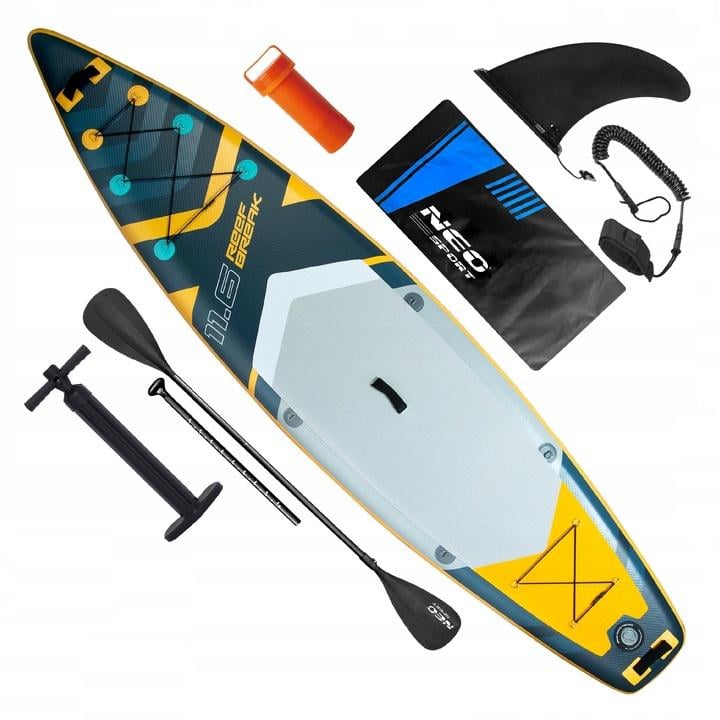 SUP-доска надувная для серфинга Neo-Sport Reefbreak 350x81x15 см (170106)