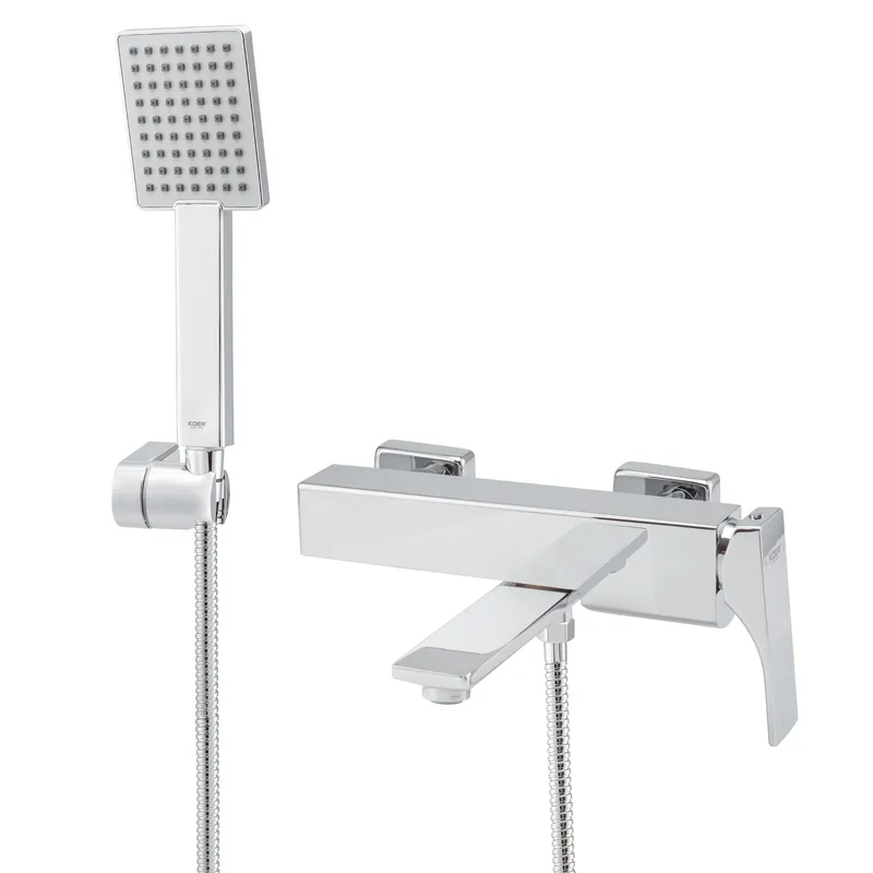Смеситель для ванны с коротким изливом Koer KB-41010-01 Хром (KR3484) Смеситель для ванны с коротким изливом Koer KB-41010-01 Хром (KR3484)