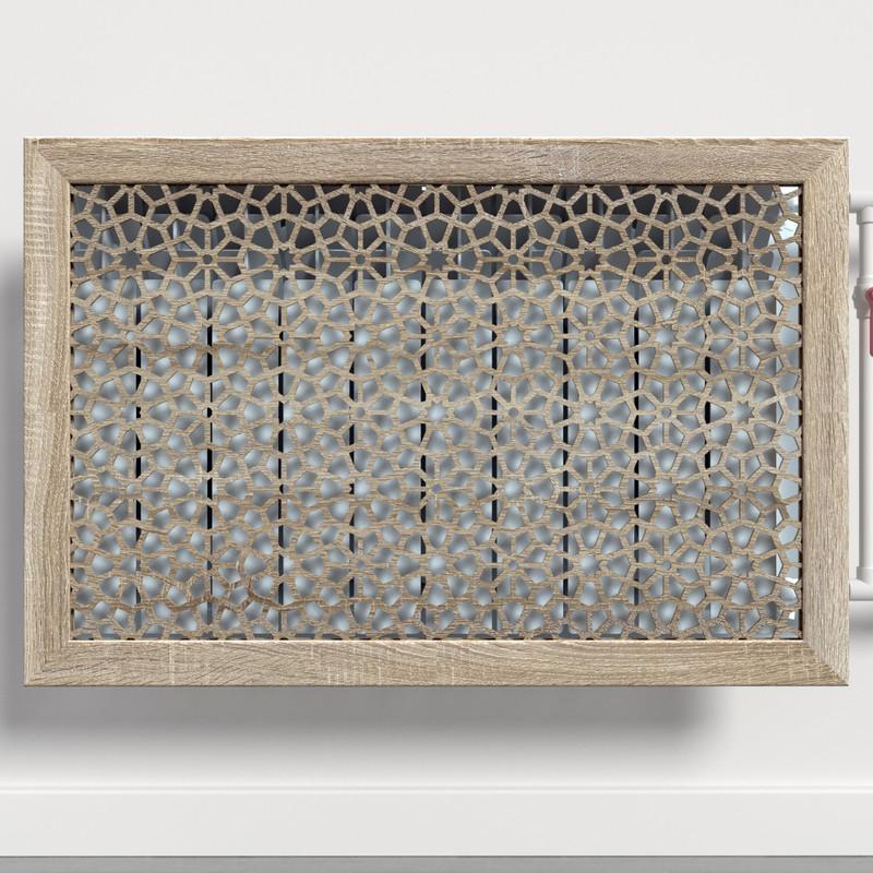 Решетка-экран на батарею SMARTWOOD 1200 мм Дуб Сонома (R20874111)