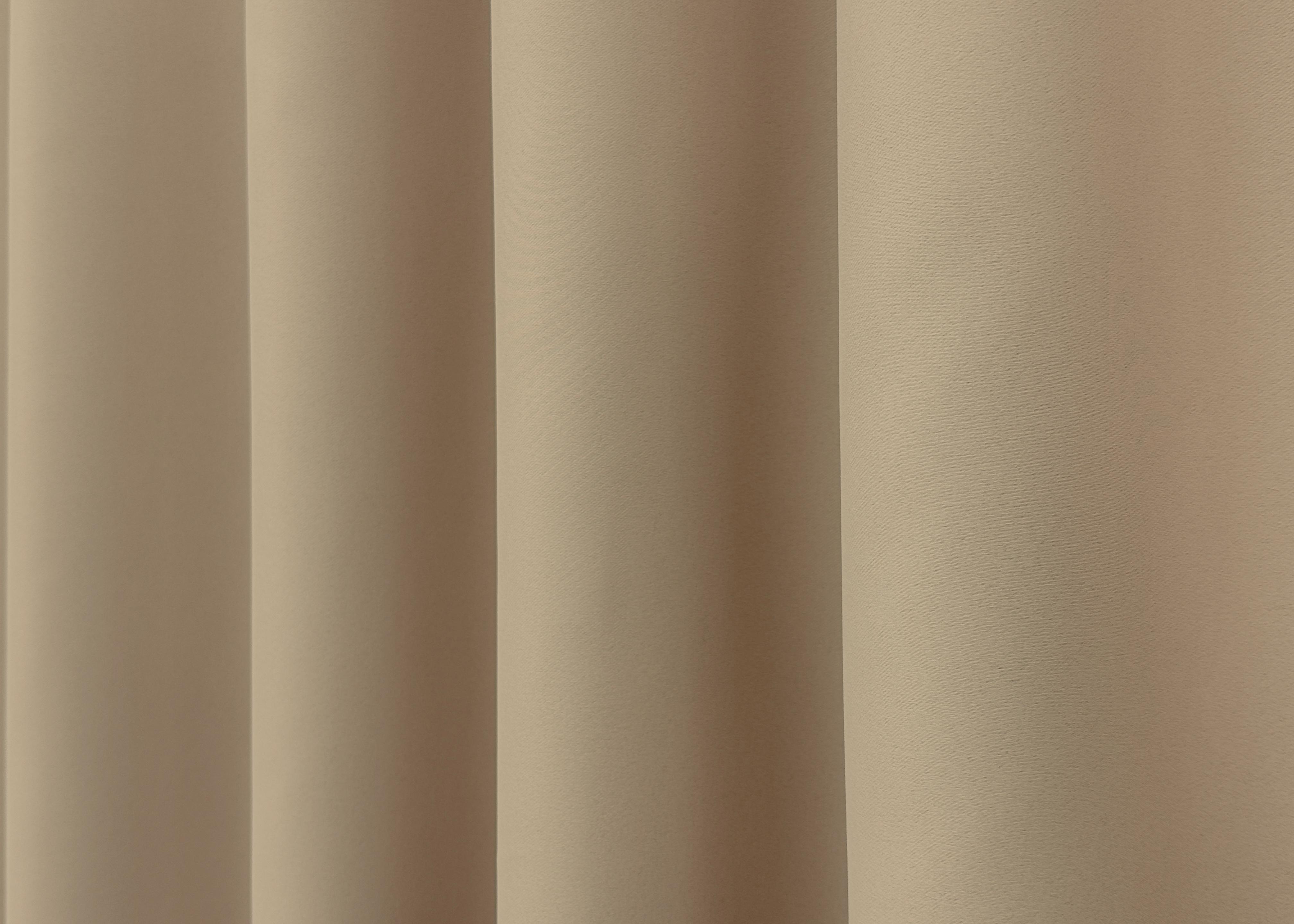 Комплект готовых штор VR-Textil Блэкаут Bagema Rvs №1240ш 150х295 см 2 шт. Бежевый (33-0623) - фото 7