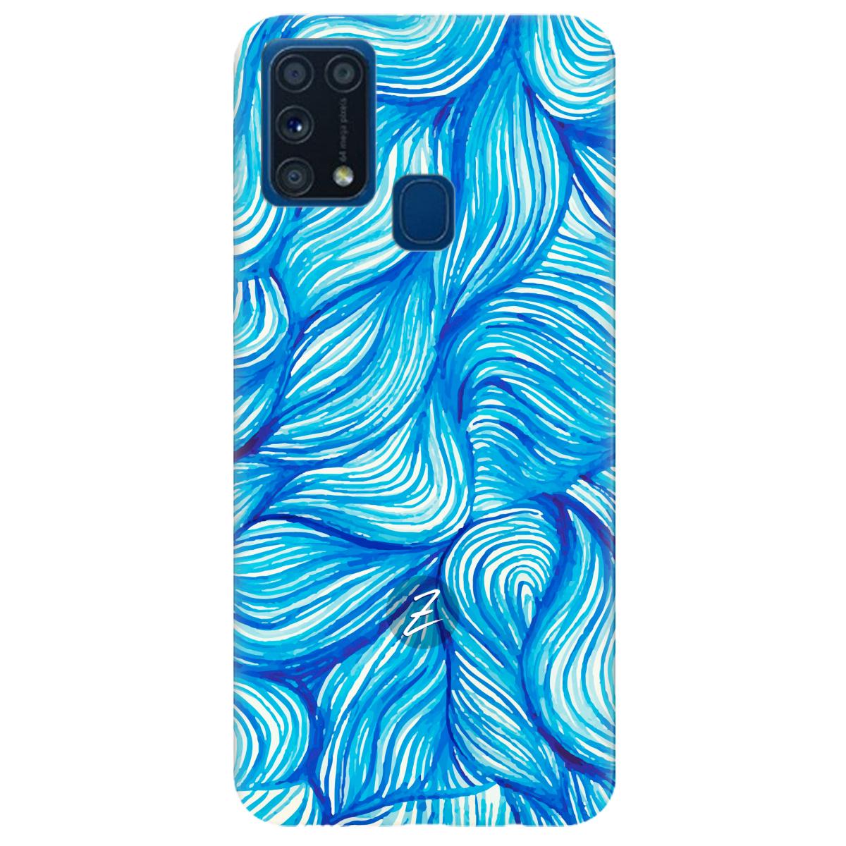 Силиконовый чехол Zorrov для Samsung Galaxy M31 - Aquarelle (14190040033097398)