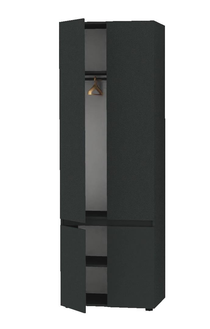 Шкаф Алекса СН-800-1т 80х55х218 см Антрацит