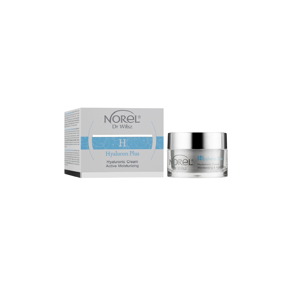 Крем з гіалуроновою кислотою Norel Hyaluron Plus Hyaluronic Cream Active Moisturizing 50 мл (0124)