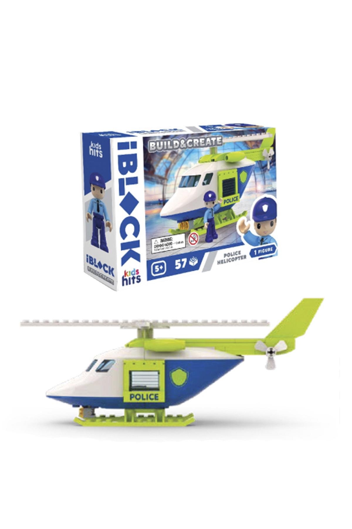 Конструктор Kids hits IBLOCK JUNIOR Helicopter Різнокольоровий (ЦБ-00265697)