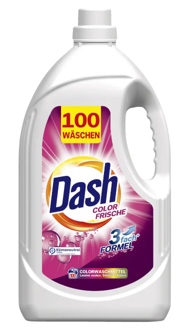 Гель для прання кольорової білизни Dash Color Frische 5 л 100 прань