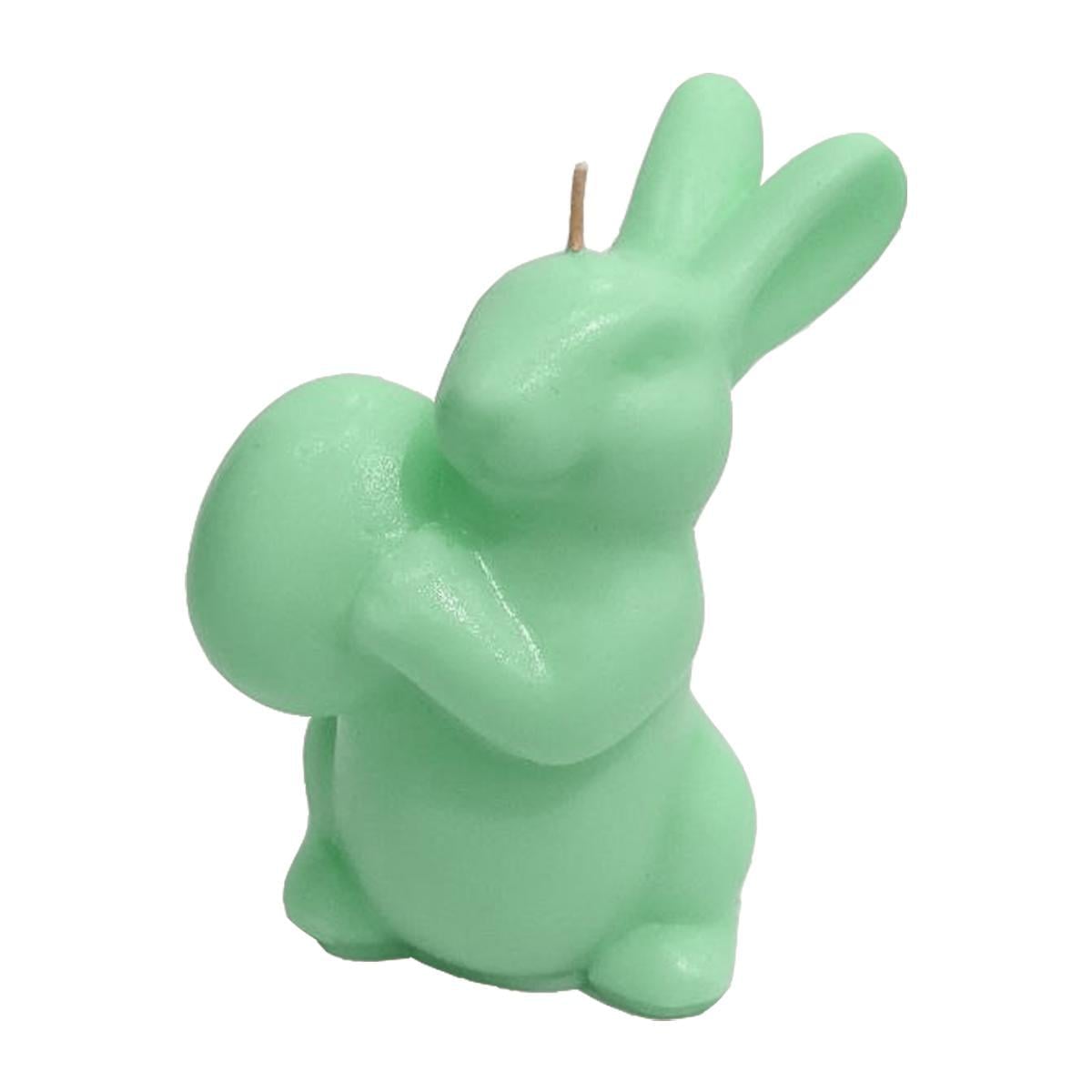 Свеча Пасхальный кролик 10 см Салатовый (22703) Свеча Пасхальный кролик 10 см Салатовый (22703)