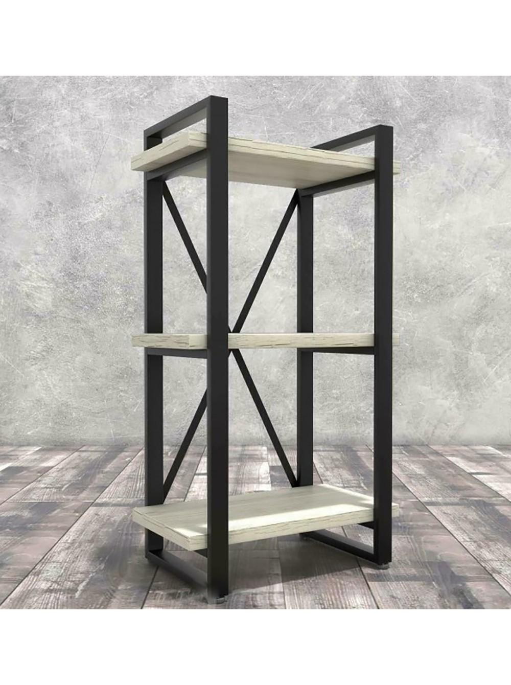 Стеллаж MSM Айсберг 40х102-2 Черный/Белый (92959) - фото 1 Стеллаж MSM Айсберг 40х102-2 Черный/Белый (92959) - фото 1