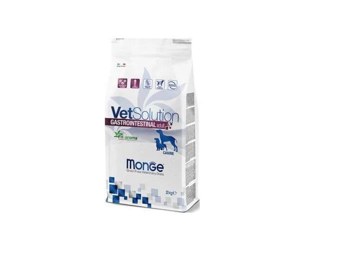 Корм диетический для здоровья желудочно-кишечного тракта взрослых собак Monge VetSolution Gastrointestinal canine 2 кг
