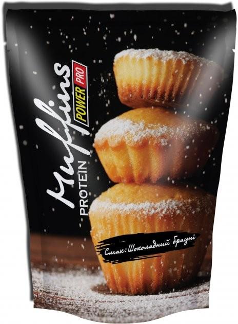 Протеиновые маффины Power Pro Muffins Protein 600 г Шоколадный брауни