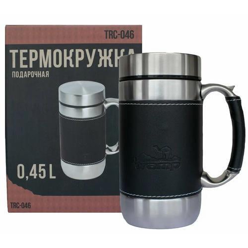 Термос-кухоль Tramp Classic 0,45 л 15,5х8х8 см Black (UTRC-046) - фото 7