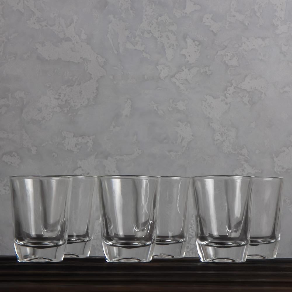 Набор стаканов стеклянных Лоренса 6 шт. 70 мл (9057-006) Набор стаканов стеклянных Лоренса 6 шт. 70 мл (9057-006)