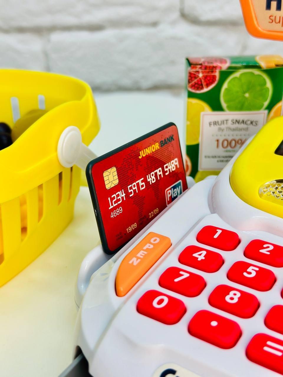 Детский игровой набор интерактивный Игра Магазин Кассовый аппарат (2699886263) - фото 5