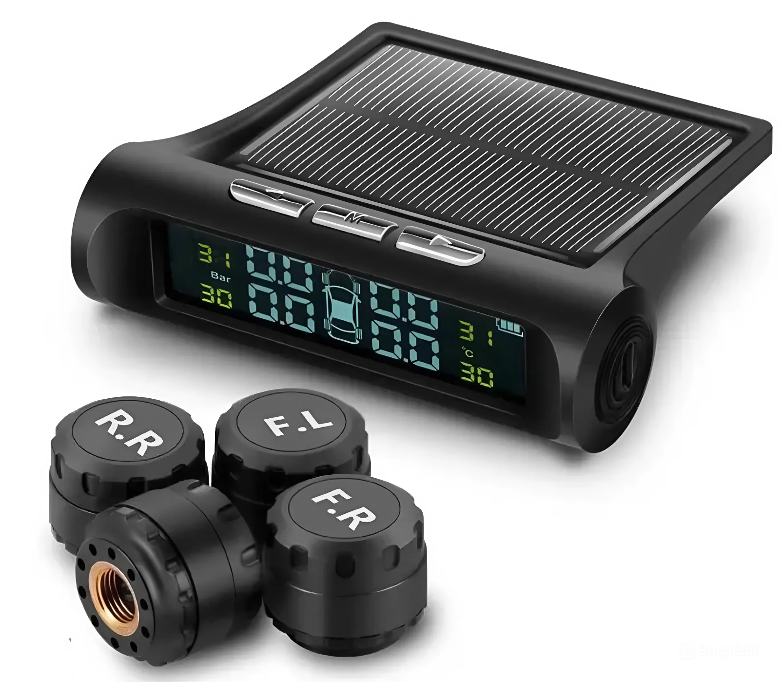 Автомобільна система контролю тиску в шинах з датчиками TPMS SOLAR 7582