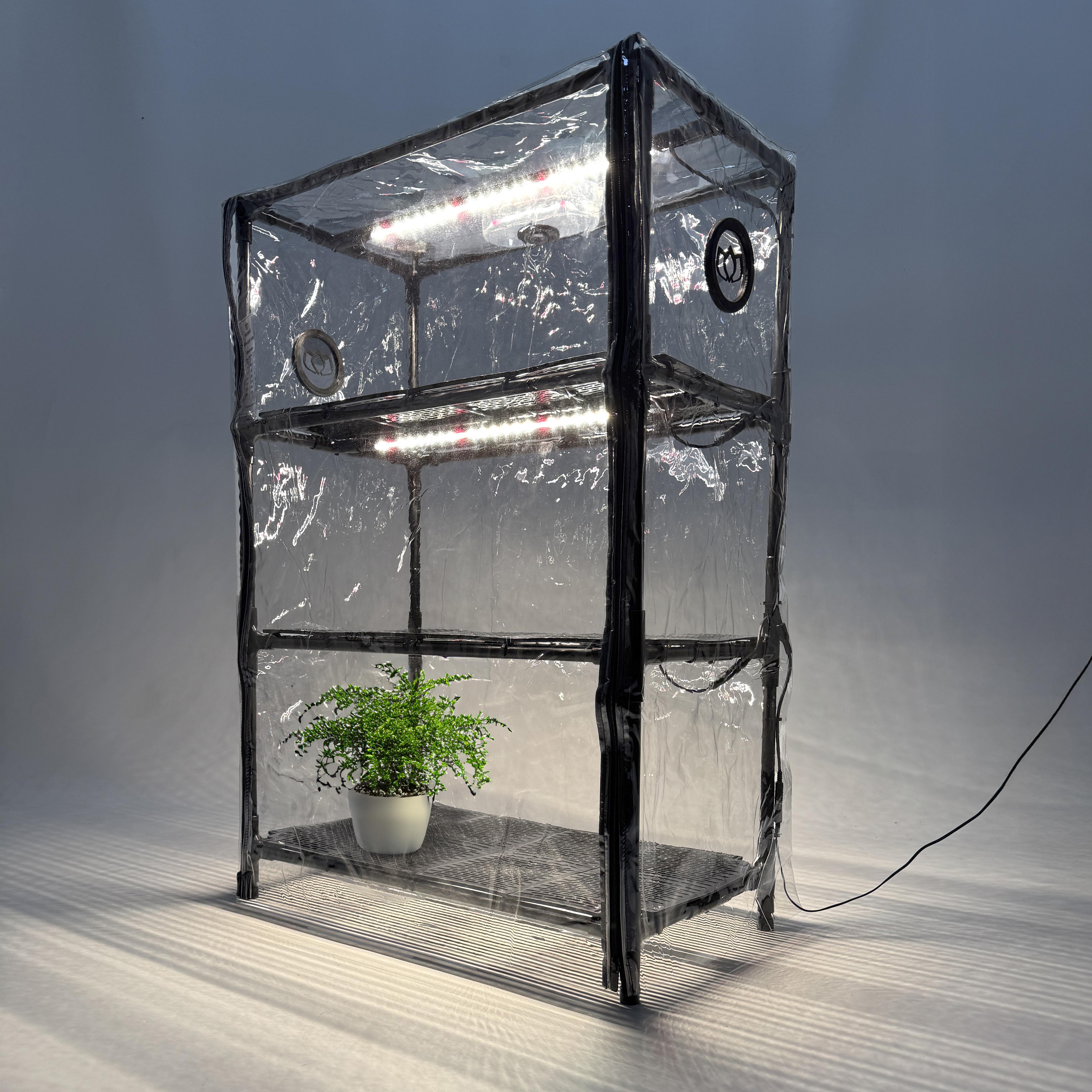 Пророщував для розсади Fogel Plus автоматичний 3х рівневий з фітосвітлом та зволожувачем BIOM (29676850) - фото 8