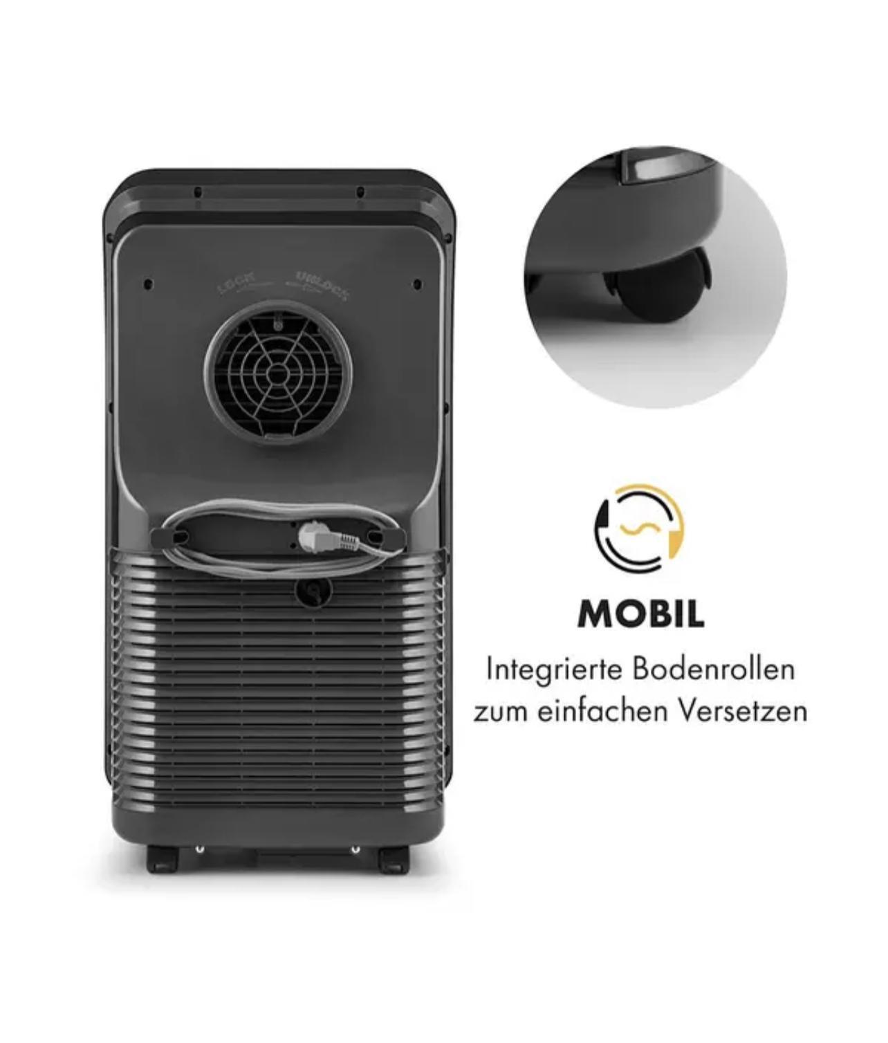 Кондиционер мобильный KLARSTEIN Metrobreeze New York 7000 BTU 7k 2,05 кВт 20 м2 Черный (10034681) - фото 4 Кондиционер мобильный KLARSTEIN Metrobreeze New York 7000 BTU 7k 2,05 кВт 20 м2 Черный (10034681) - фото 4