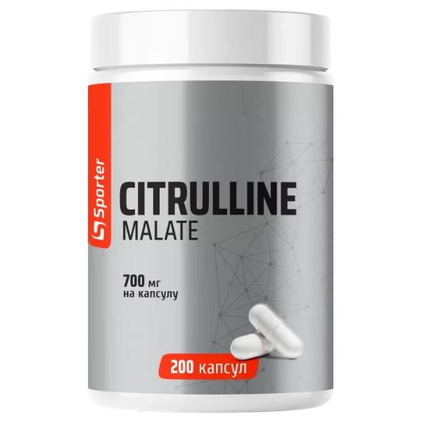 Цитрулин для спорта Sporter Citrulline Malate 700 mg 200 капс. (000026110)