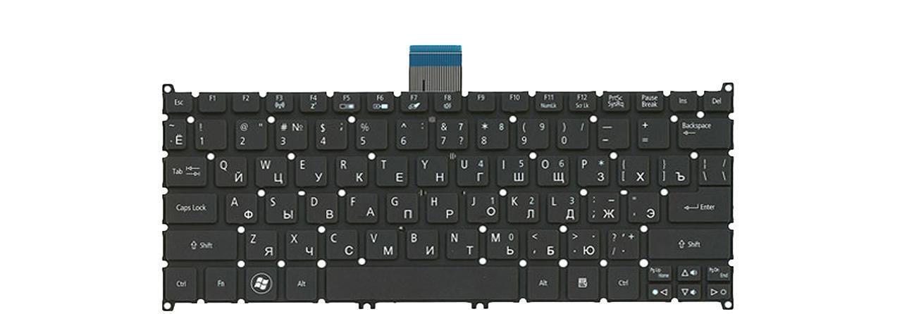 Клавіатура для ноутбука Acer Aspire S3-371 матова (NK.I101S.038)