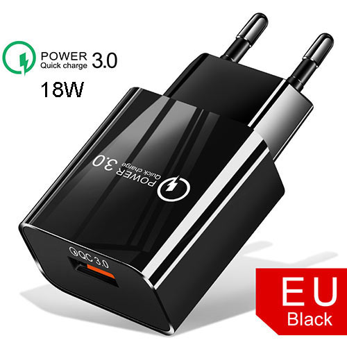 Зарядное устройство для быстрой зарядки QC 3.0 Fast Charger QC USB 18W (2008192609) - фото 4