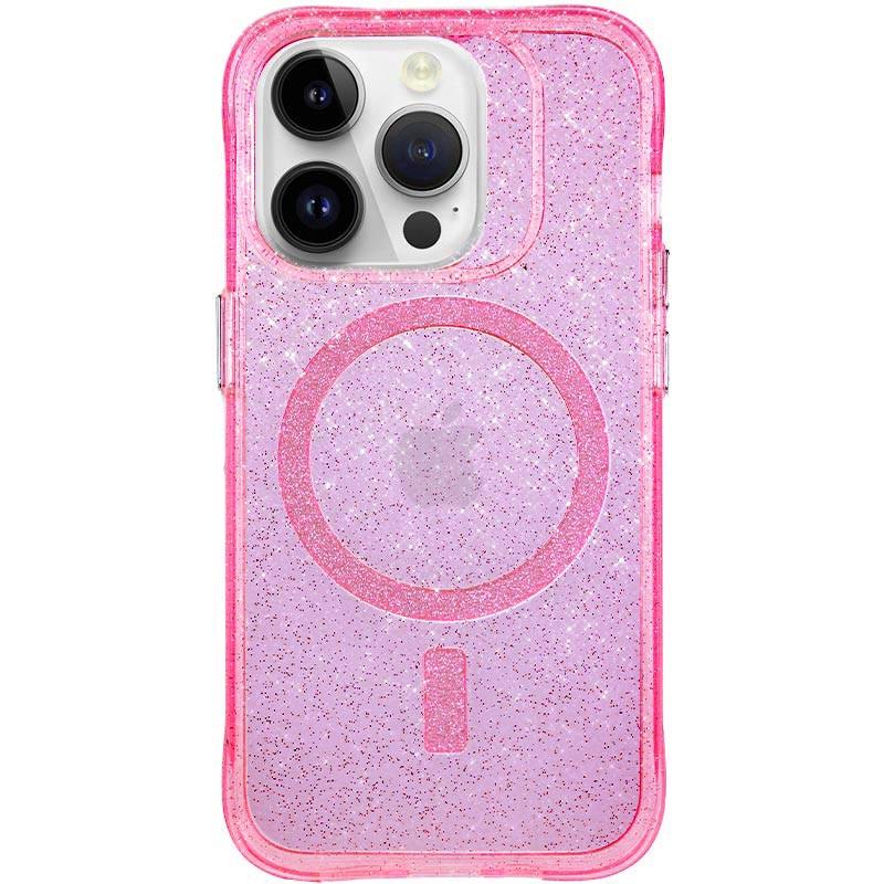 Противоударный Чехол TPU Radiance with MagSafe для Apple iPhone 15 Pro (6.1") Pink