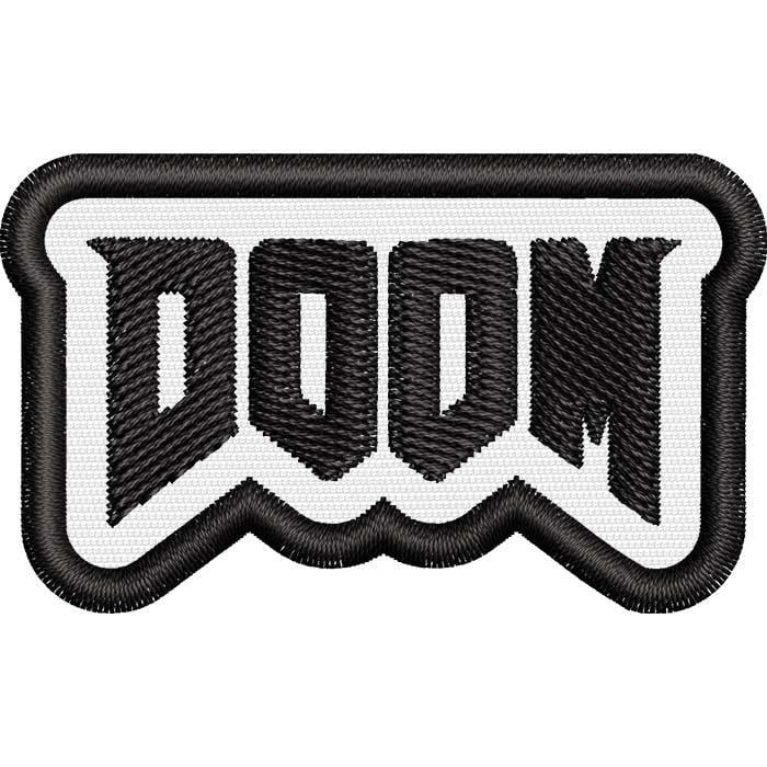 Нашивка патч Дум DOOM 6x3,5 см (1601350513)