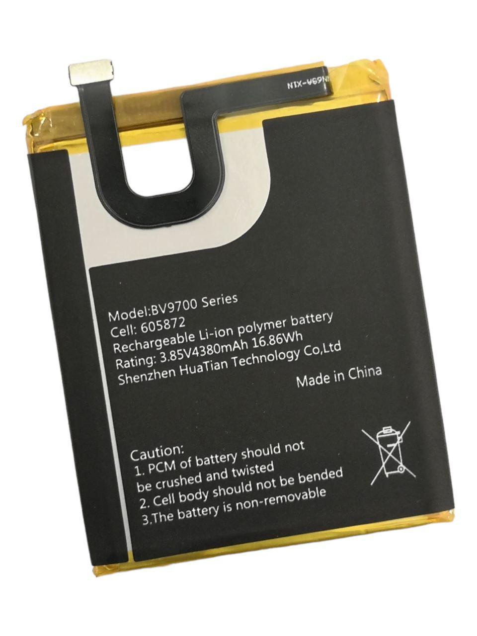 Акумулятор для Blackview BV9700/BV9700 Pro/605872 4380 mAh 3,85V Акумулятор для Blackview BV9700/BV9700 Pro/605872 4380 mAh 3,85V