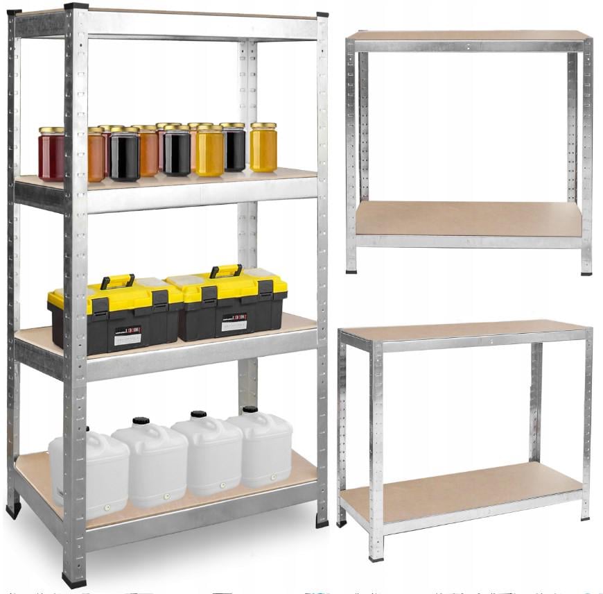 Стелаж металевий Siker G9040 4 полиці 180x90x40 см (6418) - фото 6