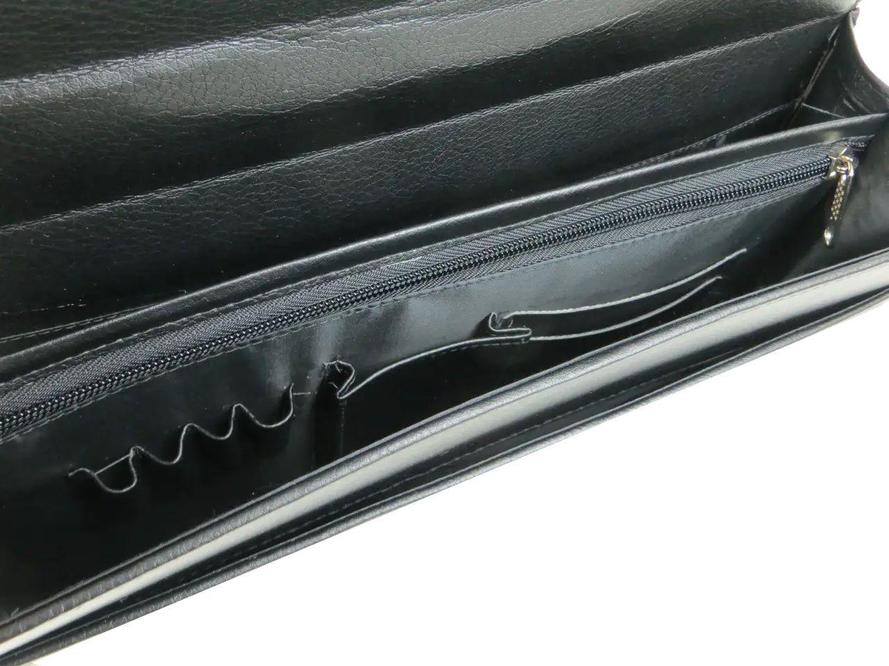 Портфель чоловічий Exclusive еко шкіра Чорний (713400-1) - фото 9 Портфель чоловічий Exclusive еко шкіра Чорний (713400-1) - фото 9