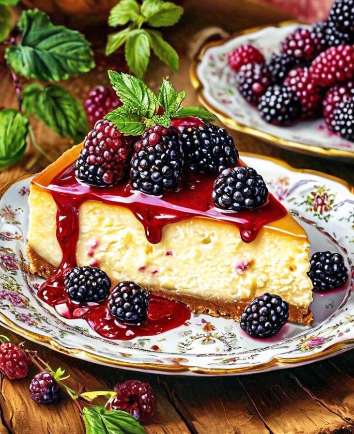 Алмазная мозаика АлМазка Ягодный чизкейк квадратные алмазы без подрамника 40х50 см (АлМ-262)